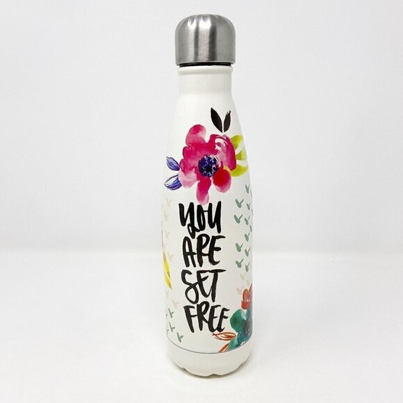 DAYSPRING Katygirl Designs | You Are Set Free Stainless Steel Water Bottle - Picture 1 of 7